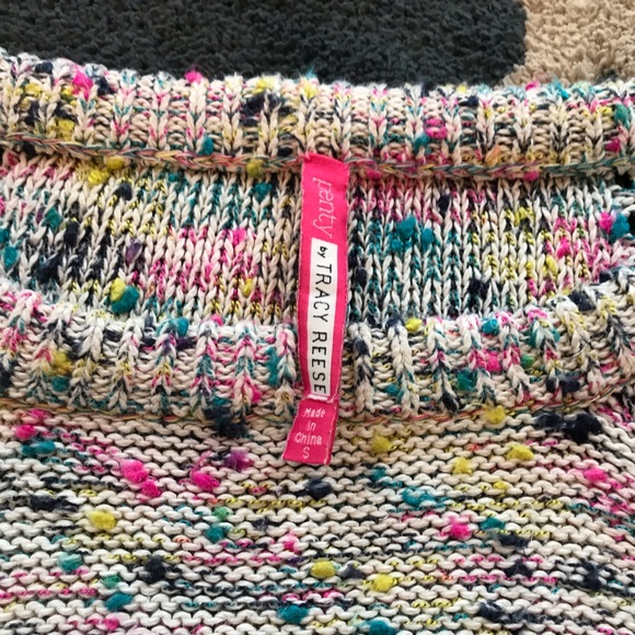 Plenty Tracy Reese Anthropologie neon knit sweater - Picture 2 of 5